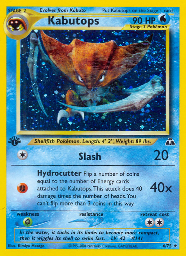 Kabutops (6/75) [Neo Discovery 1st Edition] - Card Brawlers | Quebec | Canada | Yu-Gi-Oh!