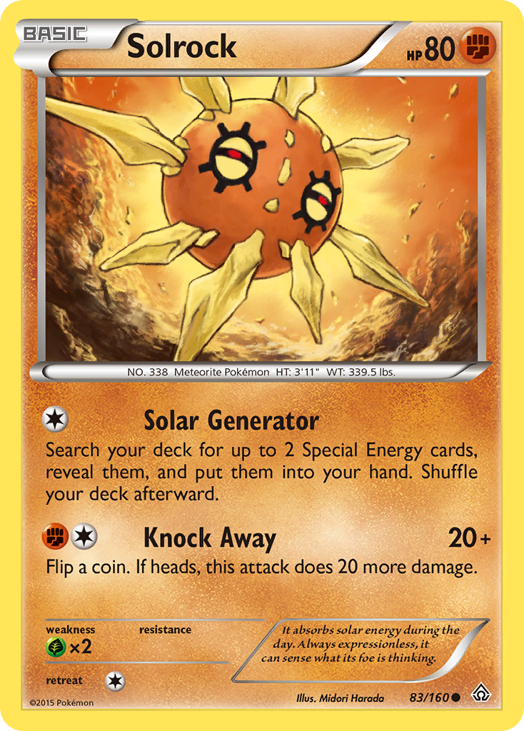 Solrock (83/160) [XY: Primal Clash] - Card Brawlers | Quebec | Canada | Yu-Gi-Oh!
