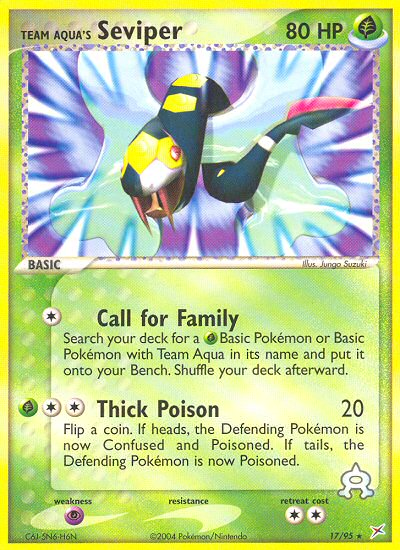 Team Aqua's Seviper (17/95) [EX: Team Magma vs Team Aqua] - Card Brawlers | Quebec | Canada | Yu-Gi-Oh!