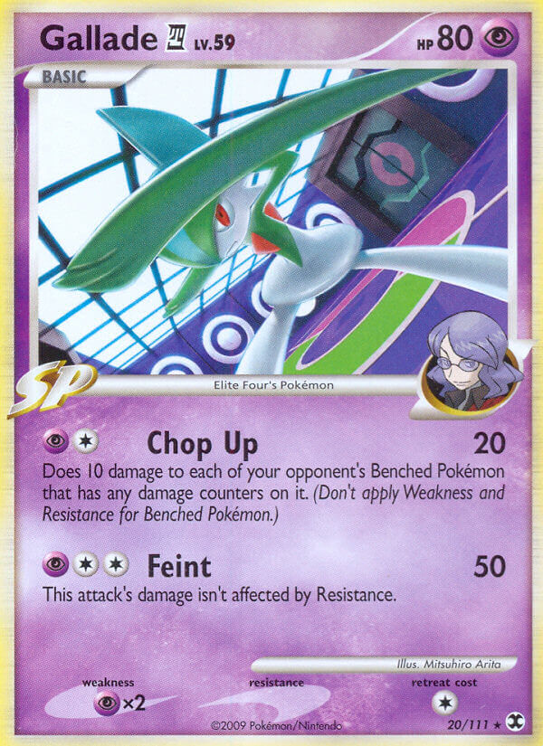 Gallade (20/111) (Theme Deck Exclusive) [Platinum: Rising Rivals] - Card Brawlers | Quebec | Canada | Yu-Gi-Oh!