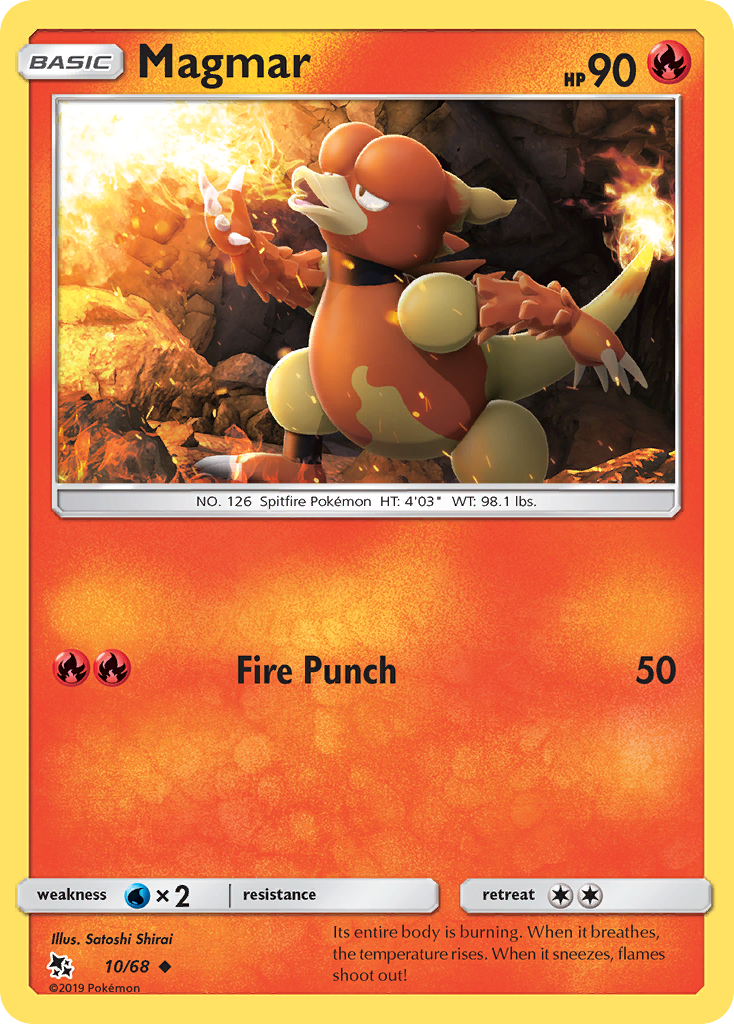 Magmar (10/68) [Sun & Moon: Hidden Fates] - Card Brawlers | Quebec | Canada | Yu-Gi-Oh!