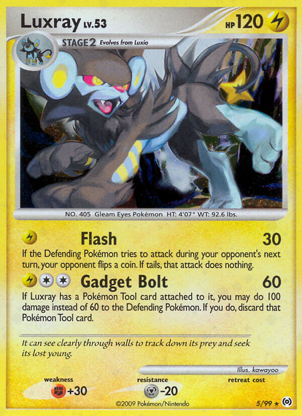 Luxray (5/99) (Theme Deck Exclusive) [Platinum: Arceus] - Card Brawlers | Quebec | Canada | Yu-Gi-Oh!