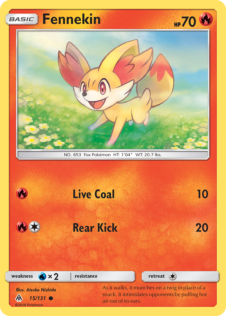 Fennekin (15/131) [Sun & Moon: Forbidden Light] - Card Brawlers | Quebec | Canada | Yu-Gi-Oh!