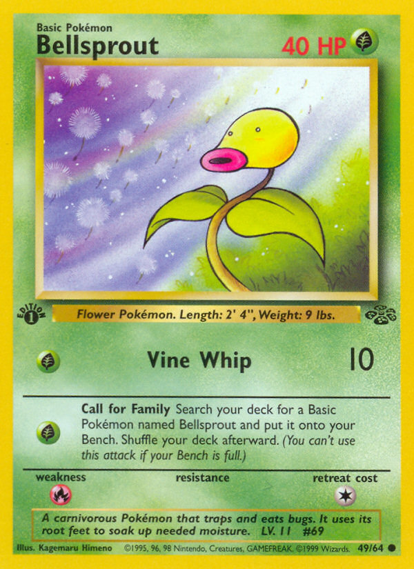 Bellsprout (49/64) [Jungle 1st Edition] - Card Brawlers | Quebec | Canada | Yu-Gi-Oh!