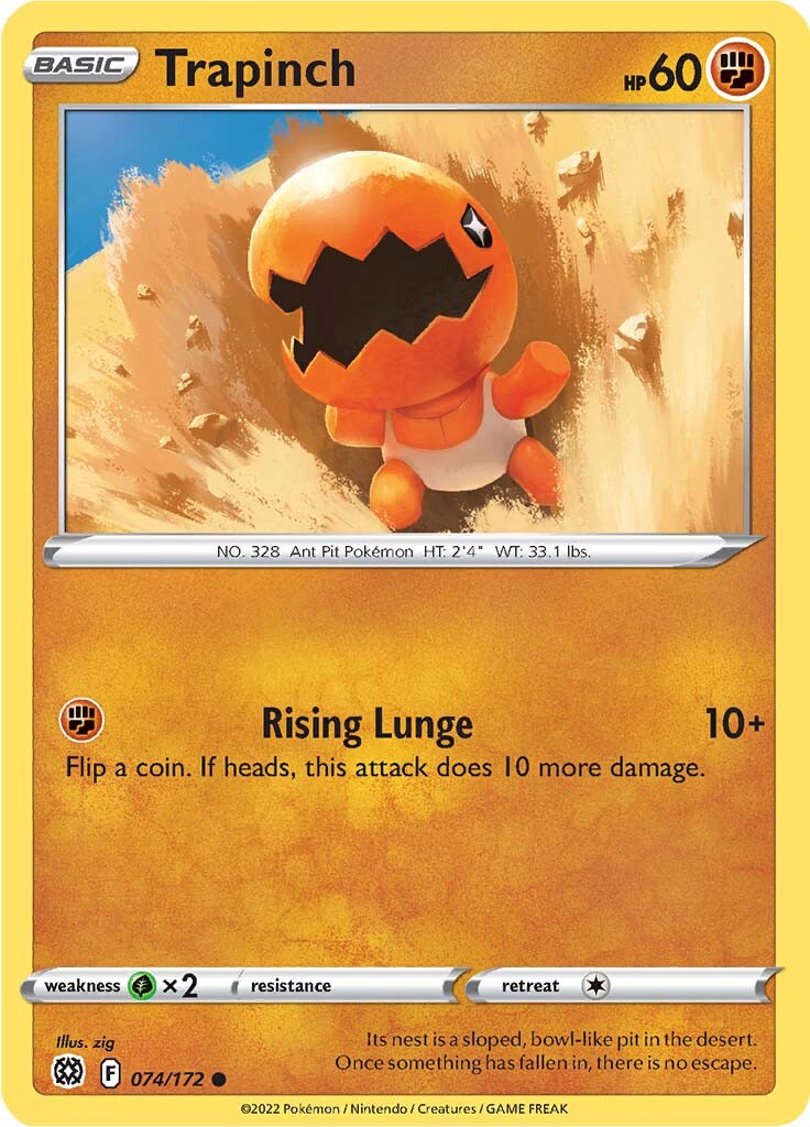 Trapinch (074/172) [Sword & Shield: Brilliant Stars] - Card Brawlers | Quebec | Canada | Yu-Gi-Oh!