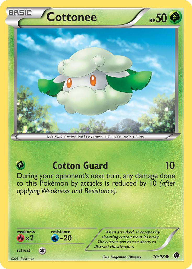 Cottonee (10/98) [Black & White: Emerging Powers] - Card Brawlers | Quebec | Canada | Yu-Gi-Oh!