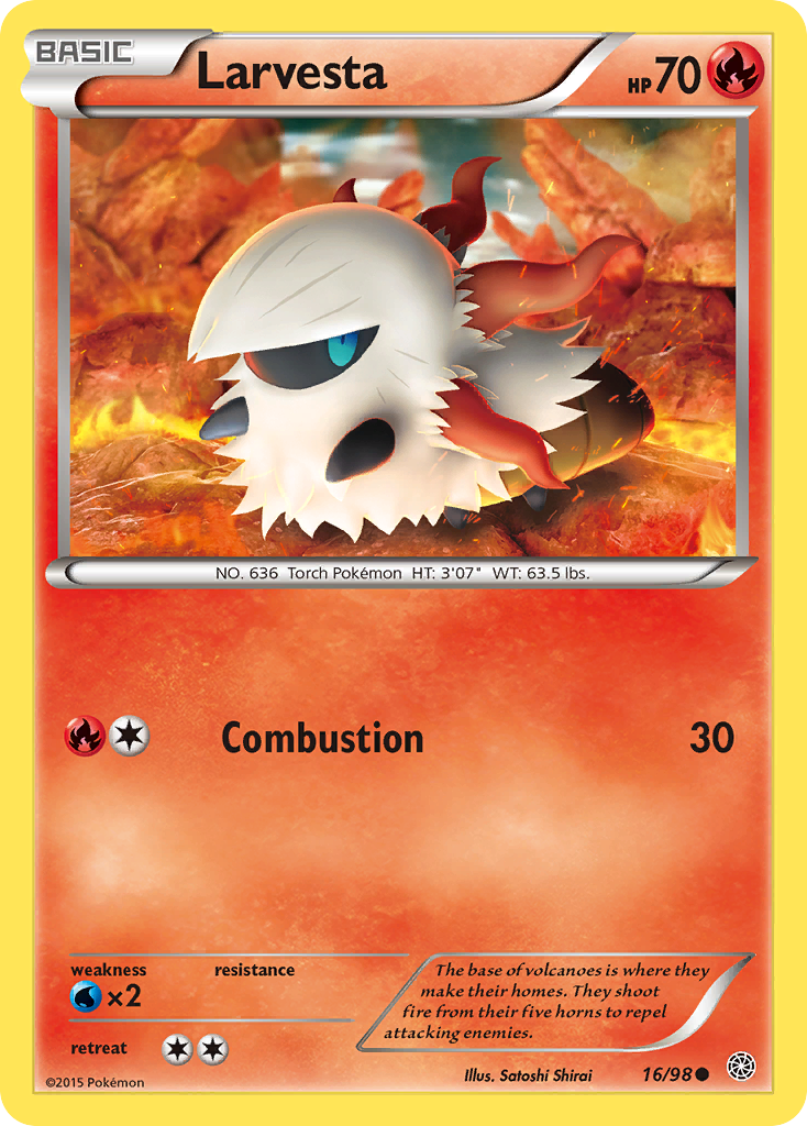 Larvesta (16/98) [XY: Ancient Origins] - Card Brawlers | Quebec | Canada | Yu-Gi-Oh!