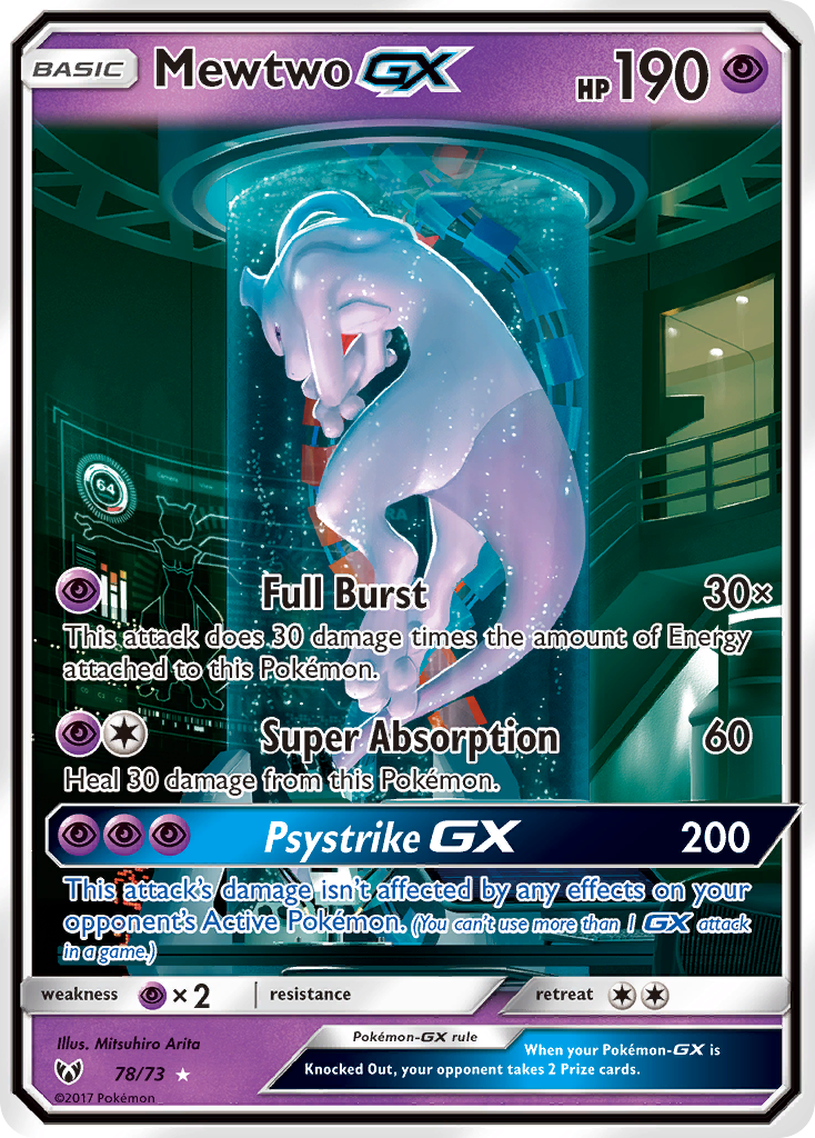 Mewtwo GX (78/73) [Sun & Moon: Shining Legends] - Card Brawlers | Quebec | Canada | Yu-Gi-Oh!