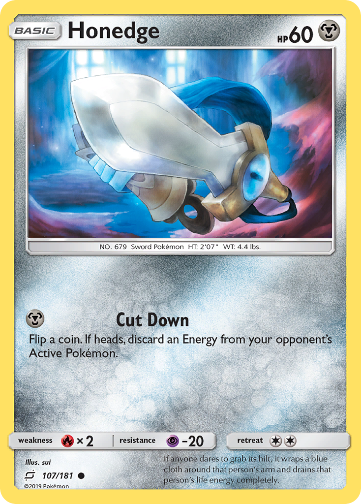Honedge (107/181) [Sun & Moon: Team Up] - Card Brawlers | Quebec | Canada | Yu-Gi-Oh!