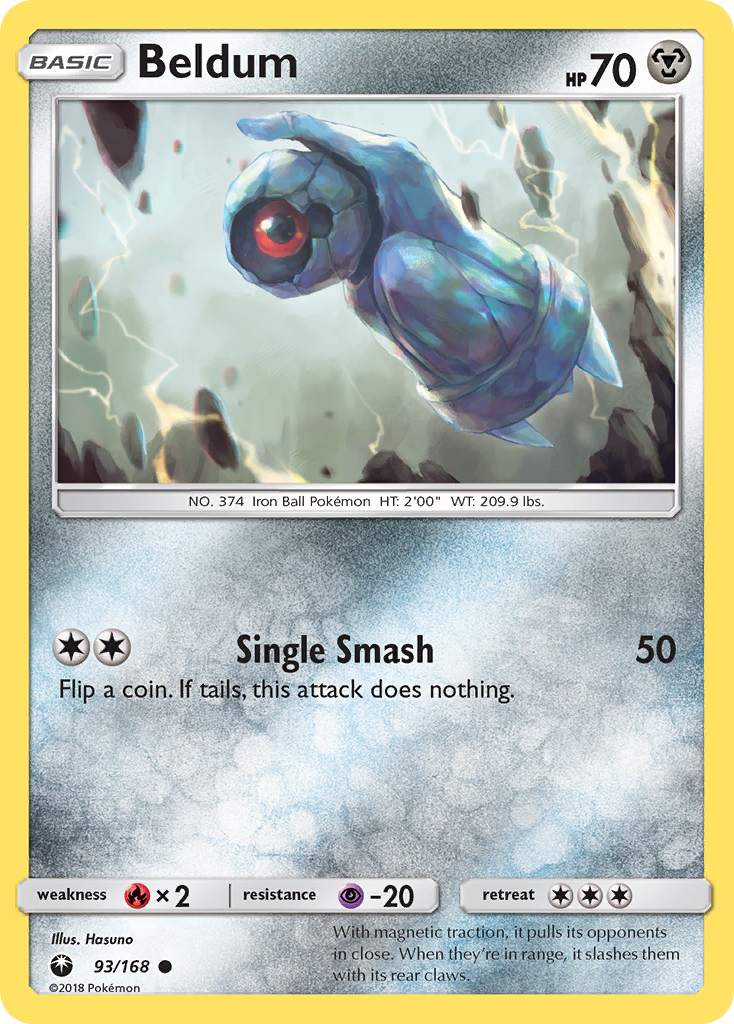 Beldum (93/168) [Sun & Moon: Celestial Storm] - Card Brawlers | Quebec | Canada | Yu-Gi-Oh!