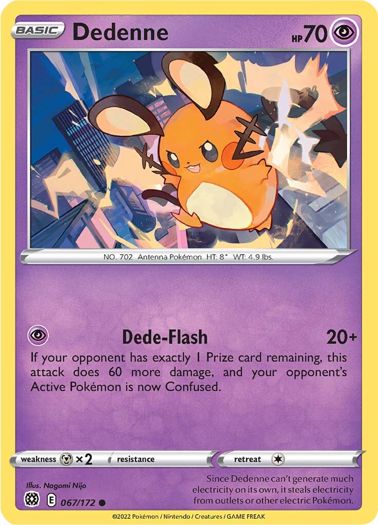 Dedenne (067/172) [Sword & Shield: Brilliant Stars] - Card Brawlers | Quebec | Canada | Yu-Gi-Oh!