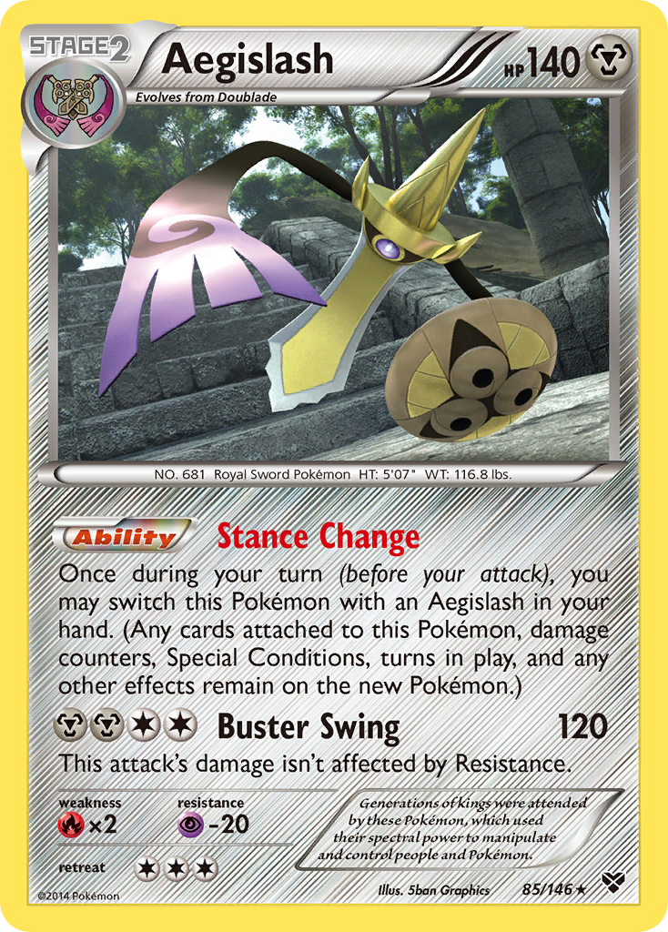 Aegislash (85/146) [XY: Base Set] - Card Brawlers | Quebec | Canada | Yu-Gi-Oh!