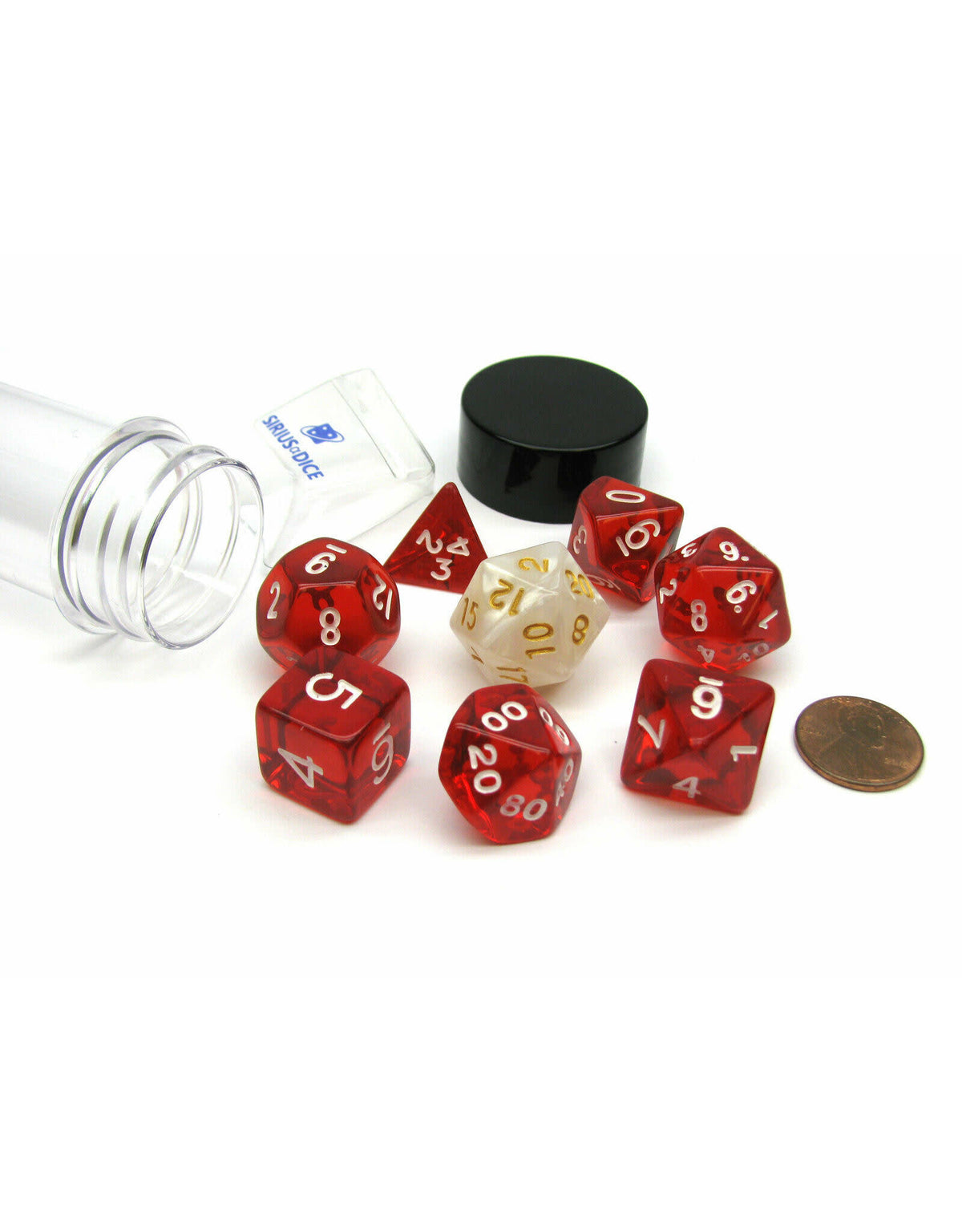 Sirius Dice Resin 7-Dice Set - Card Brawlers | Quebec | Canada | Yu-Gi-Oh!